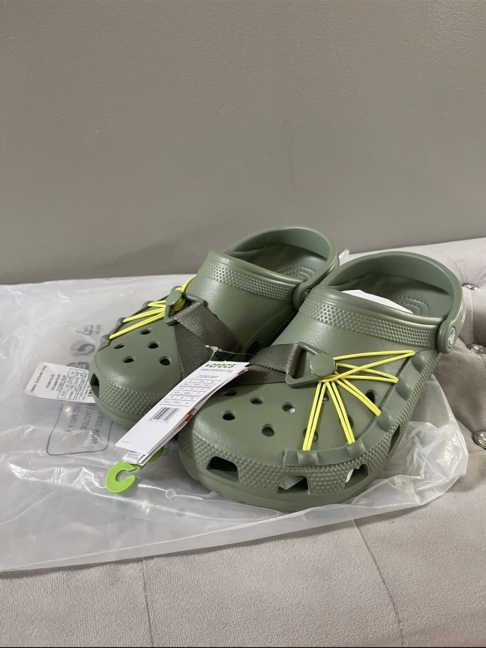Crocs Classic Bungee Cord Clog M9/W10 Moss Color